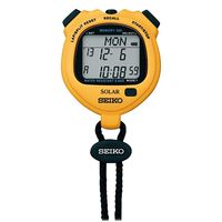アズワン デジタルストップウォッチ(ソーラー充電型) イエロー JCSS校正証明書付 SVAJ003 1個 2-9869-02-24（直送品）