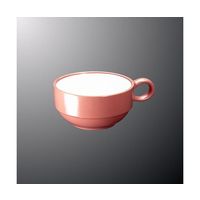 国際化工 柄付スープカップ ペペピンク C 18-PPK 1個 64-7766-13（直送品）