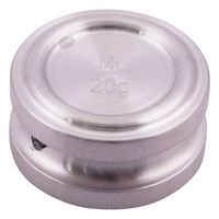 アズワン 円盤分銅 JCSS校正証明書付 CWM20 1個 3-9952-07-24（直送品）