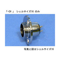 七星科学研究所 メタルコンセント NCS-164-R-CH 1個 63-3031-36（直送品）