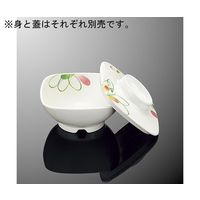 国際化工 なで角小鉢 小 蓋 若葉 G86CF-WKB 1個 64-7775-07（直送品）