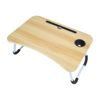 リーダーメディアテクノ 折りたたみローテーブル 木目調 4-3604-02 1個（直送品）