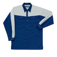 日新被服 長袖シャツ 5914-96-LL ネイビーXシルバー 1PC（直送品）