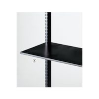 アズワン 3段可変式薄型スチール棚セット W60×D35cm BK 63-3367-07 1セット（直送品）