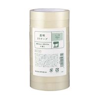 カウネット 手で切れる透明テープ 幅18mm×長さ35m 10巻 42027447 1パック(10巻) 64-9359-76（直送品）