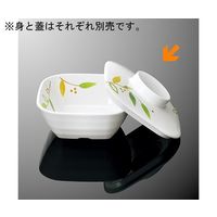 国際化工 なで角小鉢 大 蓋 ファインリーフ G184CF-FI 1個 64-7776-40（直送品）