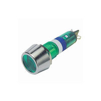 サトーパーツ ネオンブラケット 円筒型・フード付 AC200V~250V 緑 BN-35-2-G 1個 63-3158-76（直送品）