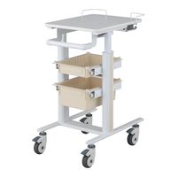 アズワン ナースカート(ヴェクセル)アイボリー DC-SW1 1個 8-843-01（直送品）