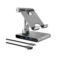 j5create ドッキングタブレットスタンド USBーC 4K60 7in1 JTS224 1個 67-7652-51（直送品）