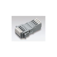 サトーパーツ スクリューレス端子台 プラグーレセプタクルセット DC300Vー5A 4極 SL-4000-AS-4PGY 1個（直送品）