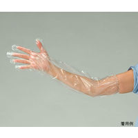 メディテックジャパン テクセルロングPE手袋 透明 2000枚入 LPE-F 1ケース(2000枚) 62-9225-31（直送品）