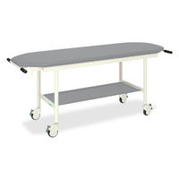 高田ベッド ライトストレッチャー100 幅70×長さ190×高さ70cm グレー TB-1029 1台 62-8704-17（直送品）