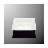 国際化工 14.5cm角深皿 ホワイトC E 124-IWC 1個 64-7770-69（直送品）