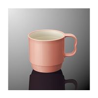 国際化工 マグカップ ピンク/乳白 CC 11-PI 1個 64-7783-98（直送品）
