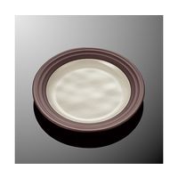 国際化工 19cmライス皿 ブラウンC E 282-GB 1個 64-7772-25（直送品）