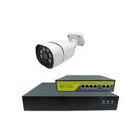 800万画素NVRーPoE有線タイプ カメラ1台 録画機(1TB)モニターなし 防犯カメラセット SEC-N-1K-1T 1セット（直送品）