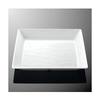 国際化工 30cm正角プレート ホワイトC E 240-WC 1個 64-7771-96（直送品）