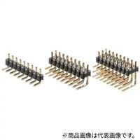 PBT製品 ピンヘッダー ピン(角ピン) 2.54mmピッチ ライトアングル(1列) PSR-410156-21 1セット(10個)（直送品）