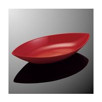 国際化工 リーフディッシュ ダークレッドC E 189-DR 1個 64-7771-54（直送品）