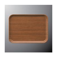 国際化工 41cm長角トレー 中 ウォールナット N 32-WNT 1個 64-7780-49（直送品）