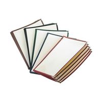 えいむ クリアテーピングメニュー LTAー410(A4×10) 紺 310612 1個(1冊) 63-1728-19（直送品）