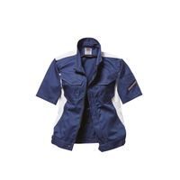 日新被服 半袖ブルゾン(ツートン) TR3252-96-LL ネイビーXシルバー 1PC（直送品）
