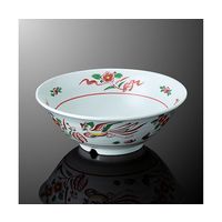 国際化工 麺丼 浅型 赤絵鳳凰DC L 60-AEH 1個 64-7781-81（直送品）