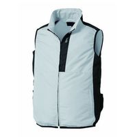 空調服 空調服(R) ベスト(ウェアのみ)/シルバー/S KU92250K30S1 1着（直送品）