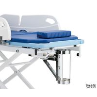 日進医療器 ストレッチャー(省力昇降機構付き) ヨコ型酸素ボンベ架 NBST-212-1 1個 0-5070-32（直送品）