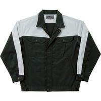 日新被服 ブルゾン 5656-100-L ライトブラックXシルバー 1PC（直送品）