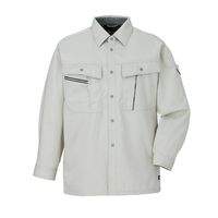 日新被服 長袖シャツ 614-40-M シルバー 1PC（直送品）