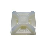 デンカエレクトロン 粘着式固定具 10個入 DKK-40-10 1袋(10個) 64-0692-65（直送品）