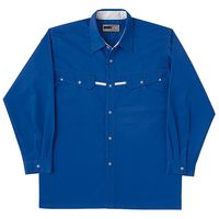 日新被服 長袖シャツ 5104-30-M ブルー 1PC（直送品）