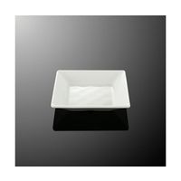 国際化工 11cm角小皿 ホワイトC E 116-IWC 1個 64-7770-81（直送品）