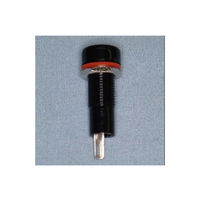 サトーパーツ チップジャック 4mm 取付孔Φ8.2mm 黒 TJ-4-B 1個 63-3160-56（直送品）