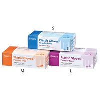 Ciメディカル リセラプラスチックグローブ(PF) M 100枚入 63-4156-78 1箱(100枚)（直送品）