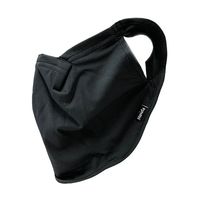 室谷 息がしやすいマスク フェイスマスク ブラック 接触冷感 UVカット(UPF50+) 65-0509-03 1枚（直送品）