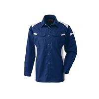 日新被服 長袖シャツ 5124-96-L ネイビーXシルバー 1PC（直送品）