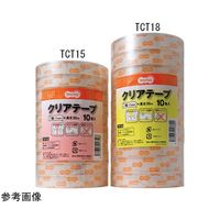 大塚商会 クリアテープ 幅15mm TCT15 1パック(10巻) 64-8248-04（直送品）
