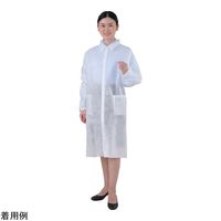 アズワン ディスポ白衣(ボタン留め)101cm SN304-L 1枚 4-4982-02（直送品）