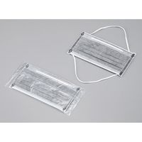 アズワン 低発塵活性炭マスク オーバーヘッド(4層タイプ)50枚入 4-3904-01 1箱(50枚)（直送品）