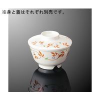 国際化工 深小鉢 身 紅からくさ G 48B-BKK 1個 64-7773-79（直送品）