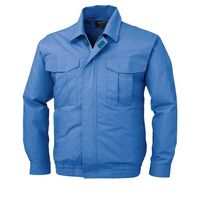 空調服(R) 綿100%長袖ブルゾン7.2Vスターターセット ライトブルー 5L KU90550-C24-5L&SKSP02B 1SET（直送品）