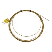 アズワン 被覆K熱電対(ガラス被覆) 英語版校正証明書付 4-770-05-56 1個（直送品）