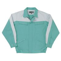 日新被服 長袖ブルゾン 5116-98-MライトグリンXシルバ- 1PC（直送品）