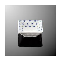 国際化工 正角小鉢 格子 T 24-KS 1個 64-7786-32（直送品）