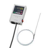 アズワン デジタル温度調節器(プログラム機能付き)ー199.9~+199.9°C 英語版校正証明書付 1-5825-22-56 1個（直送品）