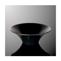 国際化工 22cmラーメン鉢 黒C L 65-BKC 1個 64-7781-86（直送品）