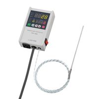 アズワン デジタル温度調節器(プログラム機能付き)ー100~+600°C 英語版校正証明書付 1-5825-21-56 1個（直送品）