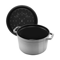 ツヴィリング J.A. ヘンケルス ジャパン グランドココット 24cm グレー RSTG902 1個 64-9292-52（直送品）